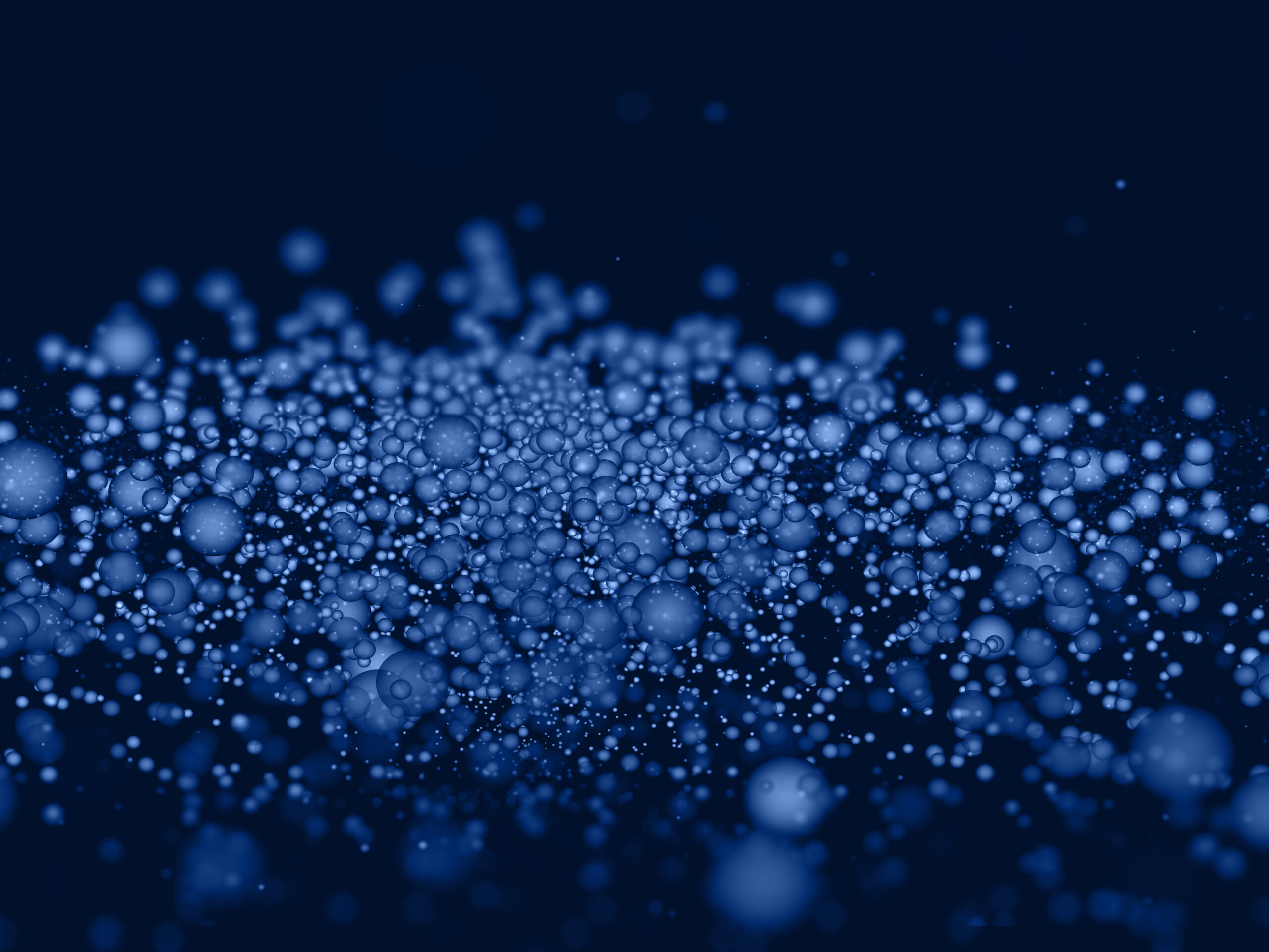 3d render abstract modern background with sphere particles scaled