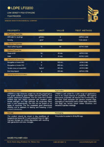 دیتاشیت پلی‌اتیلن 020 بندر